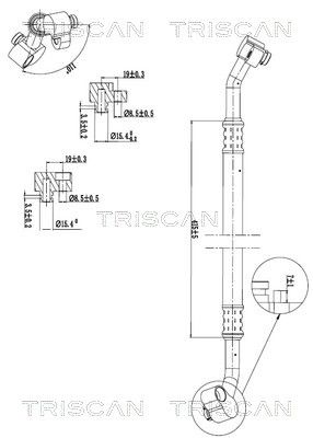 conducta presiune variabila,aer conditionat TRISCAN 9010 29011