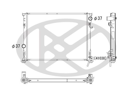 Radiator, racire motor KOYORAD PL331812