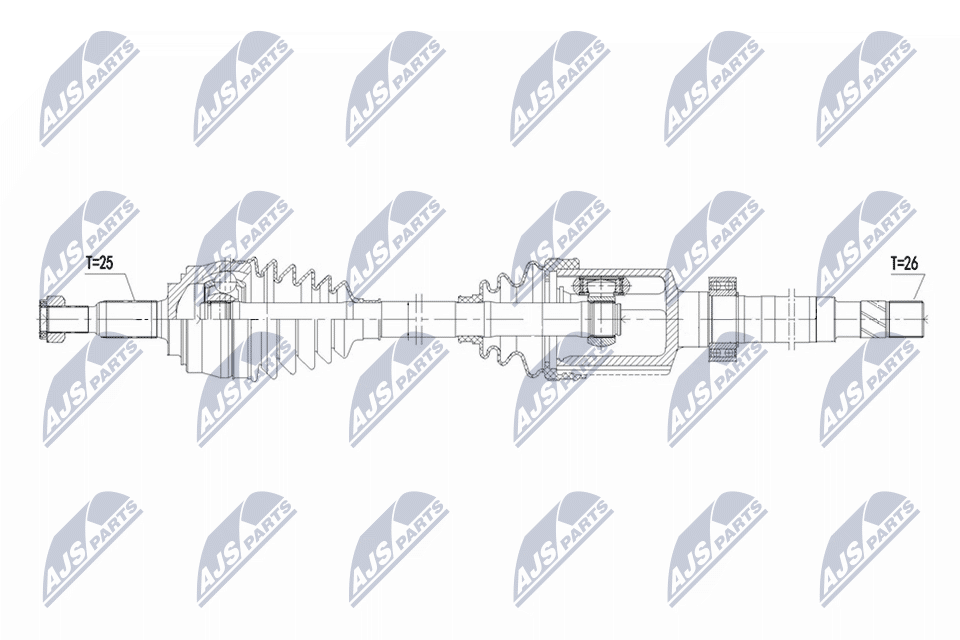 Wał napędowy NTY NPW-RE-219
