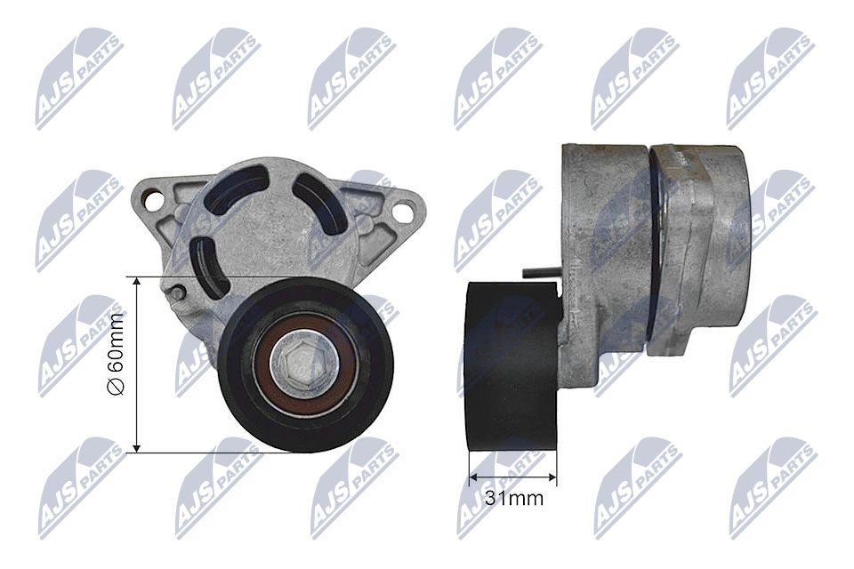 Rolka napinacza, pasek klinowy wielorowkowy NTY RNK-NS-035