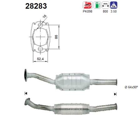 Katalizator AS 28283