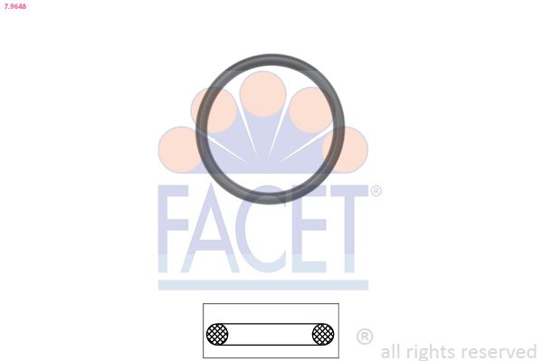 Uszczelka, termostat FACET 7.9648