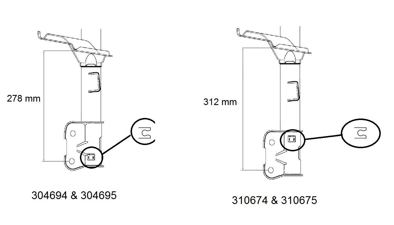 Amortyzator AL-KO 310675