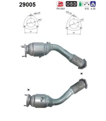 Katalizator AS 955113021AX