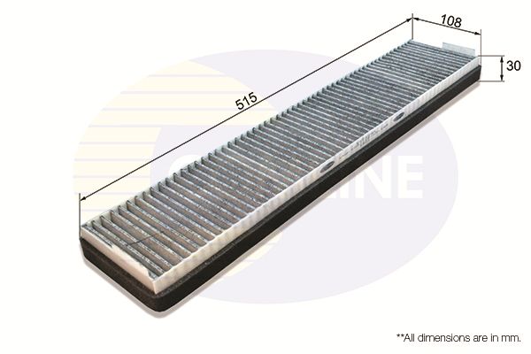 Filtr, wentylacja przestrzeni pasażerskiej COMLINE EKF129A
