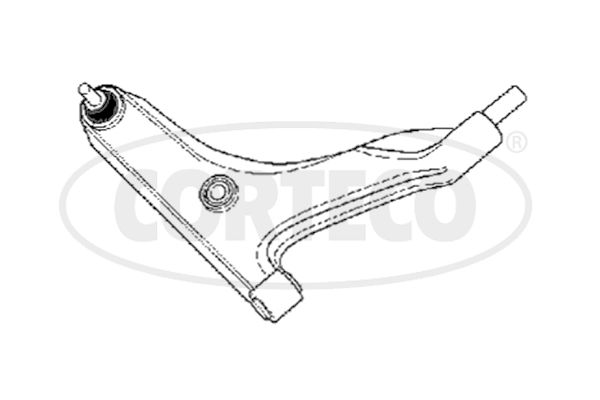 Wahacz, zawieszenie koła CORTECO 49397471
