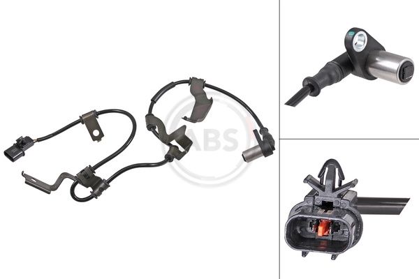 Датчик, частота вращения колеса