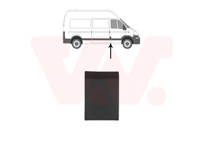 Listwa ozdobna / ochronna, sciana boczna VAN WEZEL 4388416