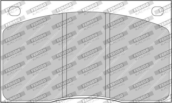 Zestaw klocków hamulcowych, hamulce tarczowe FERODO RACING FCP817H