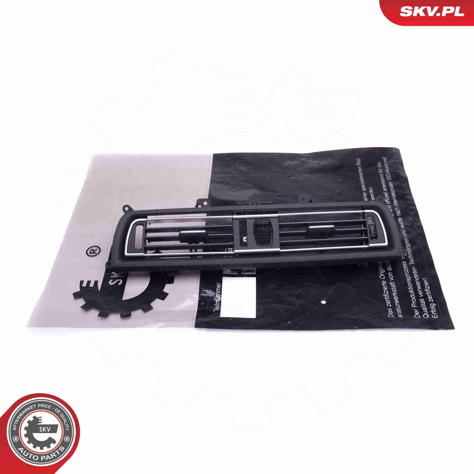 Ventilācijas atvere, Instrumentu panelis