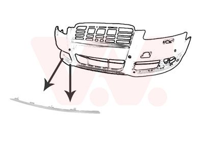 Banda de protectie, bara de protectie VAN WEZEL 0340582