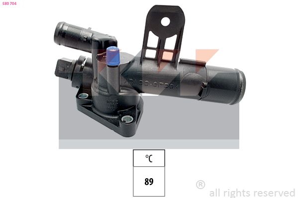 Termostat, środek chłodzący KW 580 704