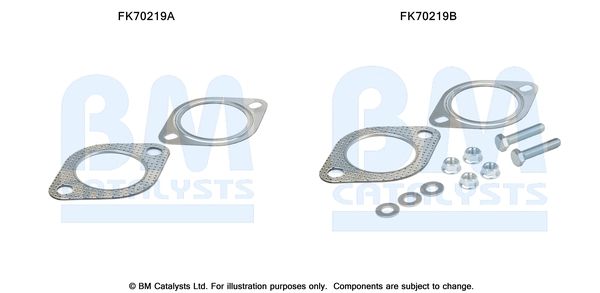 Zestaw montażowy, rura wydechowa BM CATALYSTS FK70219
