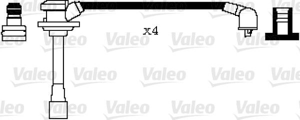Zestaw przewodów zapłonowych VALEO 346000