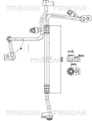 conducta presiune variabila,aer conditionat TRISCAN 9010 16020