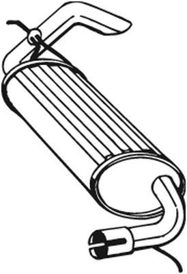 Tłumik końcowy BOSAL 211-403