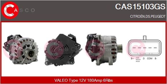 Generátor startéru CASCO CAS15103GS