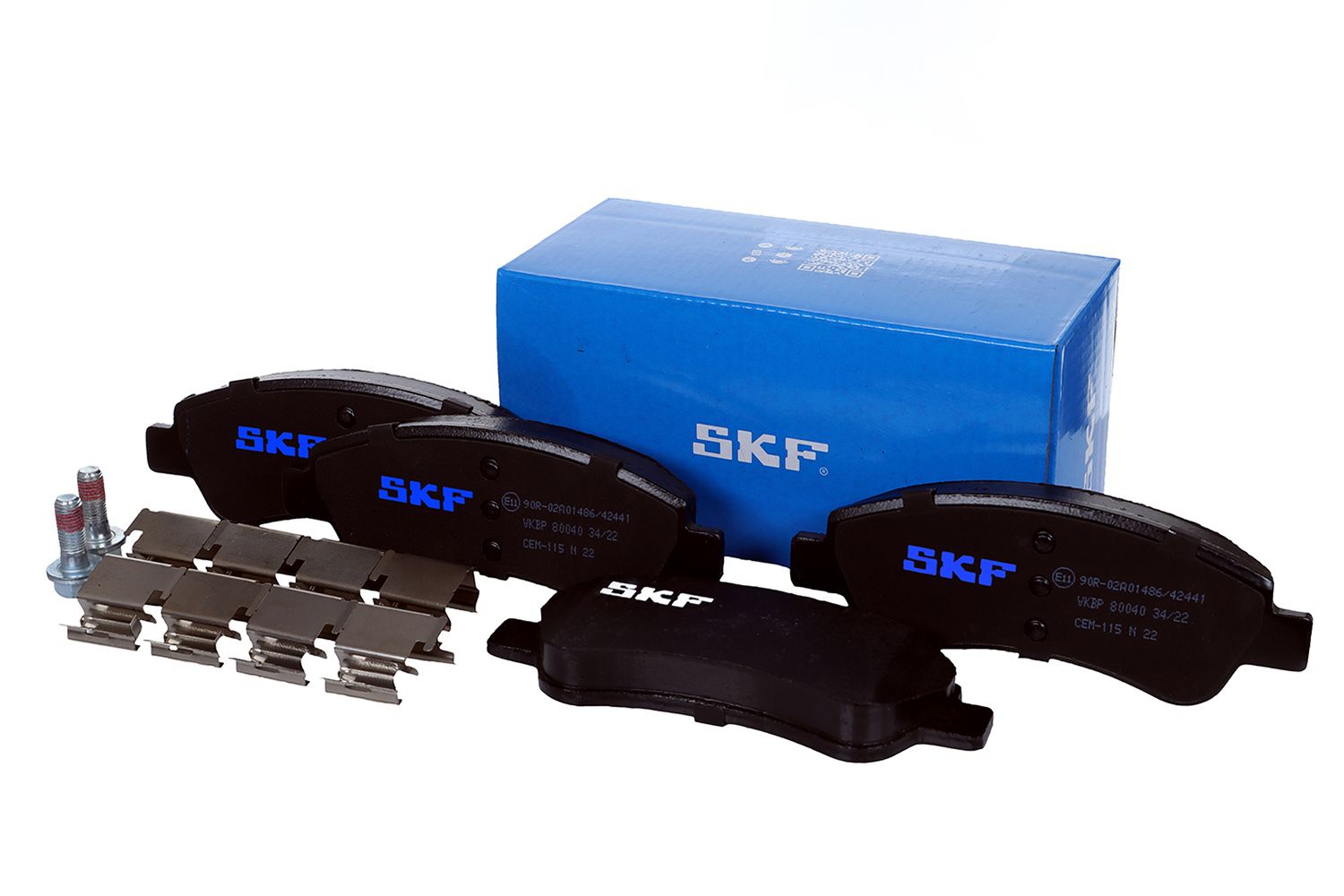 Sada brzdových platničiek kotúčovej brzdy SKF VKBP 80040