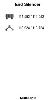 Tłumik końcowy FA1 MD000019