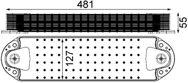 Radiator ulei, ulei motor MAHLE CLC 213 000P
