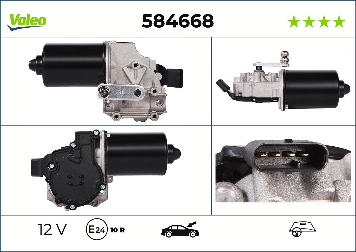 motor stergator VALEO 584668