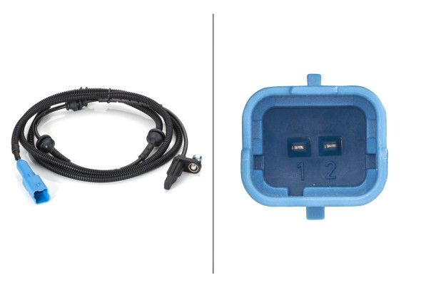 Czujnik, prędkość obrotowa koła HELLA 6PU 012 806-341