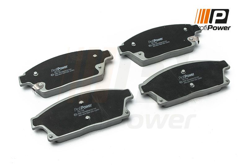 E-shop Sada brzdových platničiek kotúčovej brzdy ProfiPower 1B1158