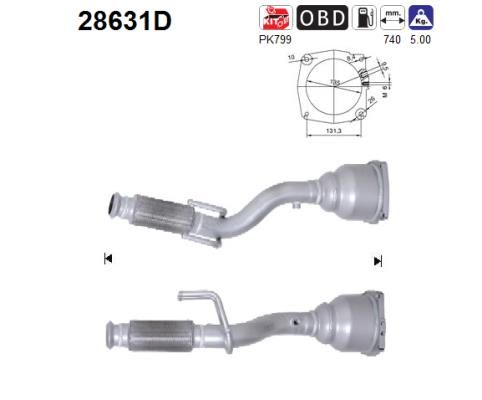 Katalizator AS 28631D