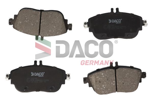 Zestaw klocków hamulcowych, hamulce tarczowe DACO GERMANY 322346