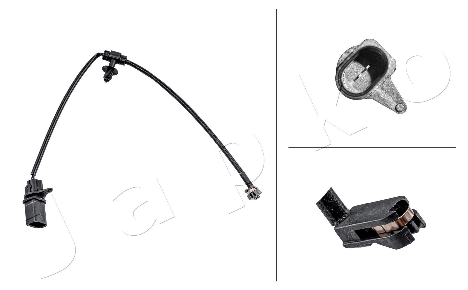 Styk ostrzegawczy, zużycie okładzin hamulcowych JAPKO BPW-041