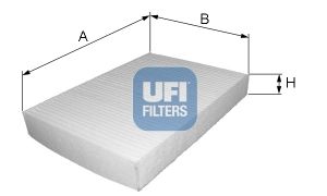 Filter vnútorného priestoru UFI 53.058.00