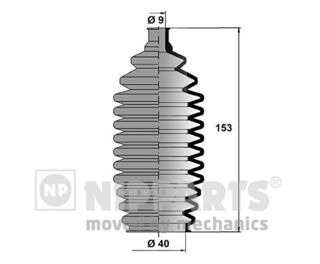 Zestaw osłon, układ kierowniczy NIPPARTS J2847001