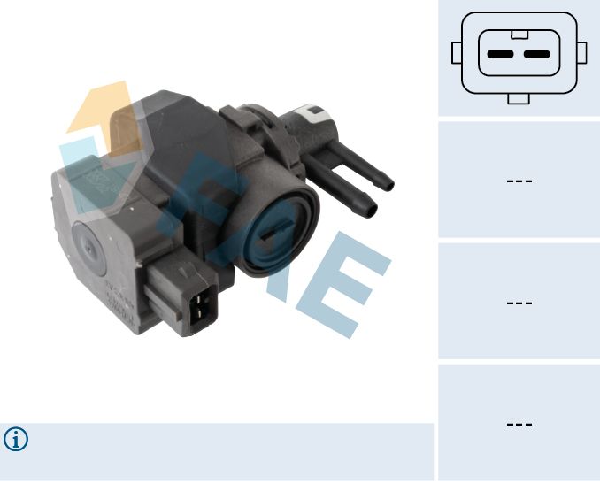 Convertor de presiune, turbocompresor FAE 56012