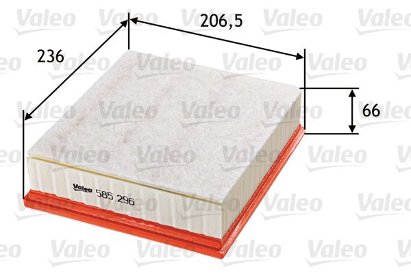 Vzduchový filter VALEO 585296