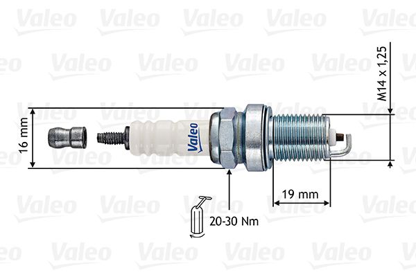 Świeca zapłonowa VALEO 246880