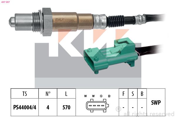 Sonda lambda KW 497 597