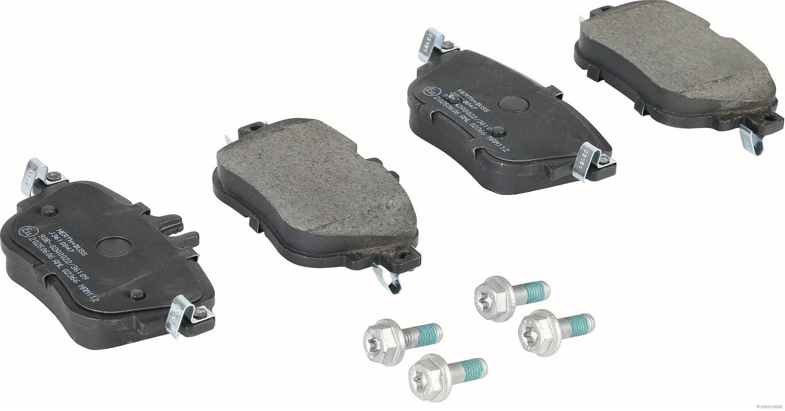 set placute frana,frana disc HERTH+BUSS JAKOPARTS J3610847