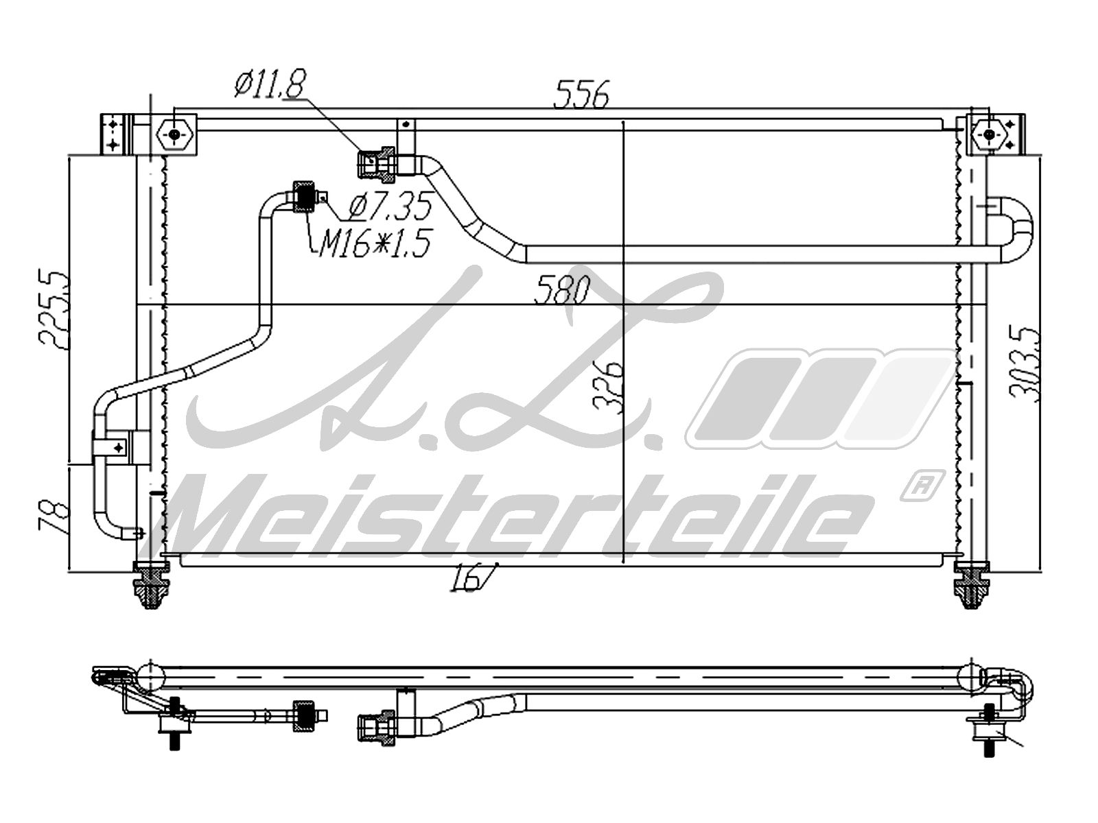 V32-62-0006 CONDENSEUR, CLIMATISATI