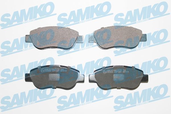 Sada brzdových destiček, kotoučová brzda SAMKO 5SP1491