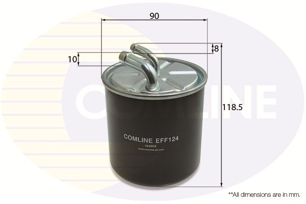 Filtr paliwa COMLINE EFF124