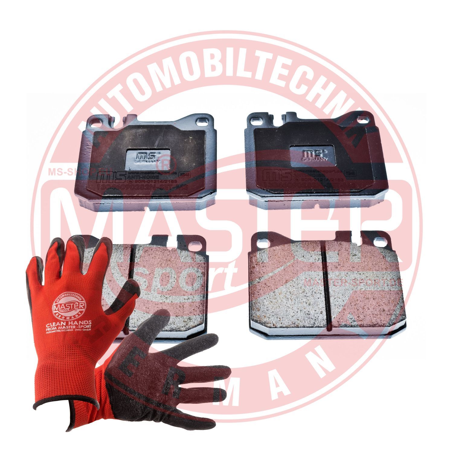 Zestaw klocków hamulcowych, hamulce tarczowe MASTER-SPORT GERMANY 13046090282N-SET-MSP