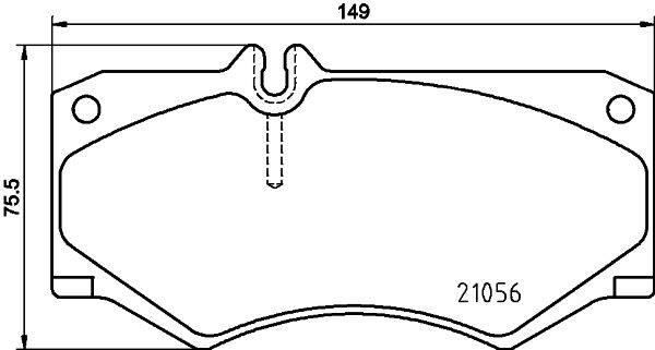 Zestaw klocków hamulcowych, hamulce tarczowe MINTEX MDB3983