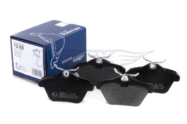 Levně Sada brzdových destiček, kotoučová brzda TOMEX Brakes 12-68