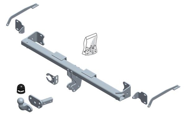 Zestaw zaczepu przyczepy BRINK 586100