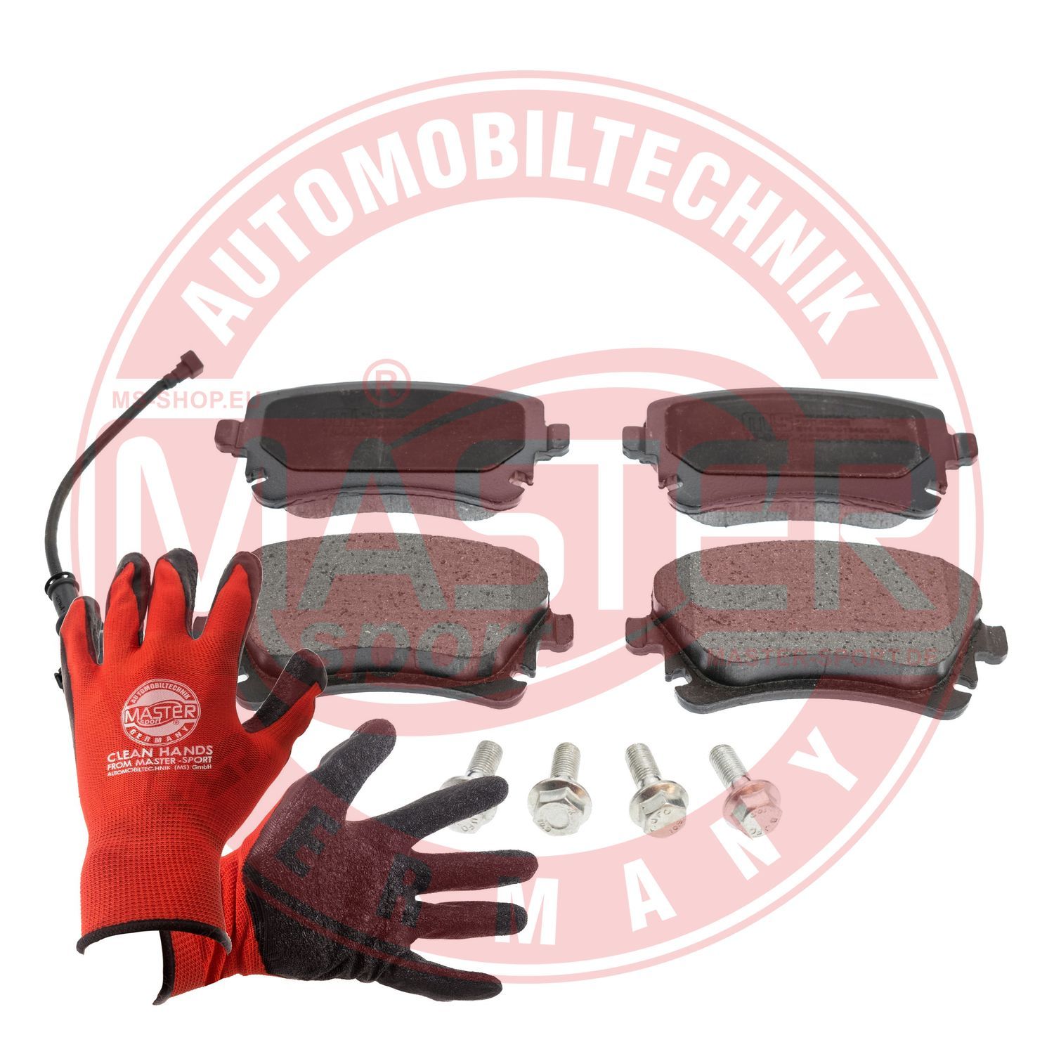 Zestaw klocków hamulcowych, hamulce tarczowe MASTER-SPORT GERMANY 13046028822N-SET-MSP