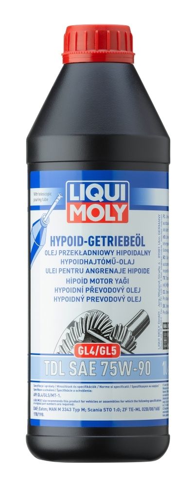 Levně Převodový olej Liqui Moly Hypoid GL4/GL5 75W-90, 1L