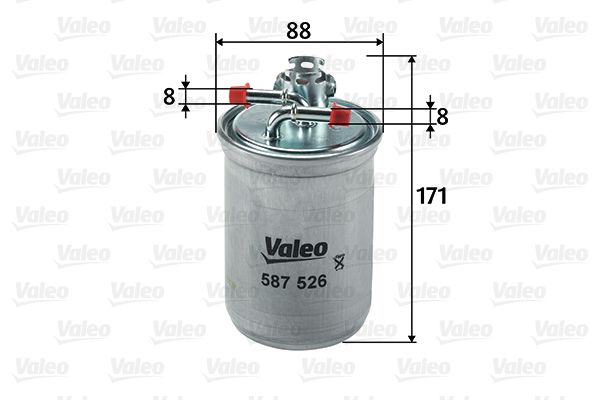Palivový filtr VALEO 587526