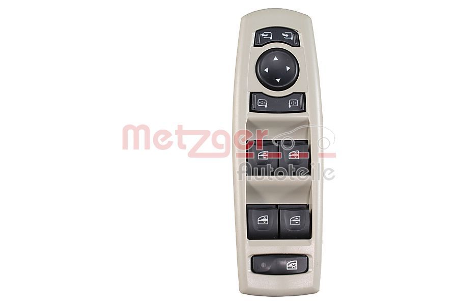 Przełącznik, podnośnik szyby METZGER AUTOTEILE 0916955