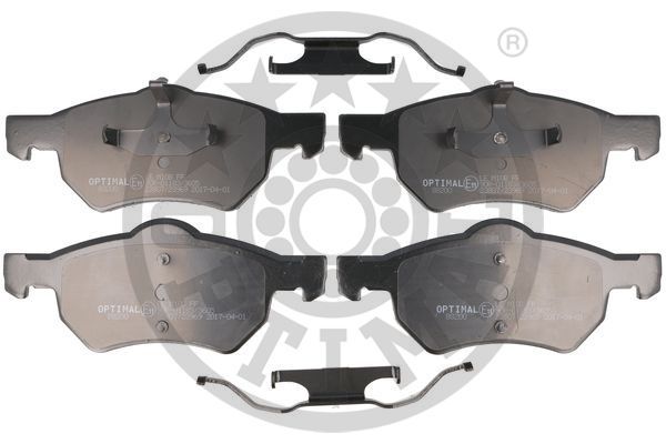 Zestaw klocków hamulcowych, hamulce tarczowe OPTIMAL BP-88200
