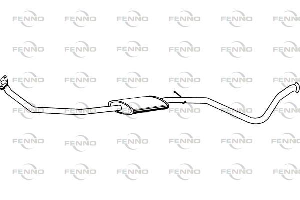 Tłumik środkowy FENNO P4872